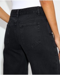 Dazie - Rome Baggy Low Rise Denim Jeans