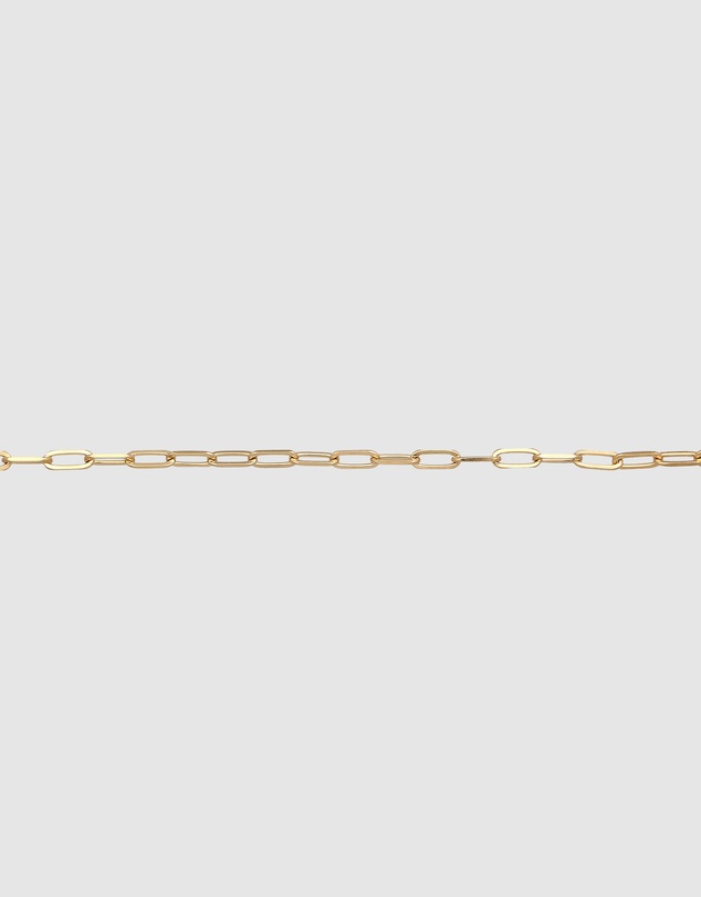 Elli Jewelry - Necklace Oval Chain 925 Sterling Silver Gold-plated
