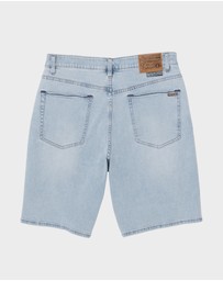 Volcom - Boys 8 to 16 Billow Denim Short