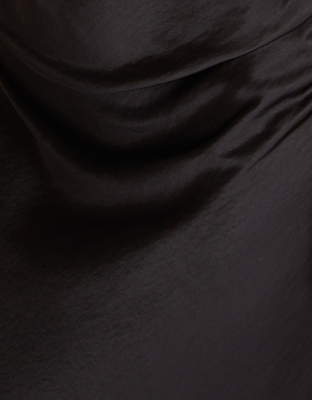 Six Stories - One Shoulder Satin Ruched Bridesmaid Dress