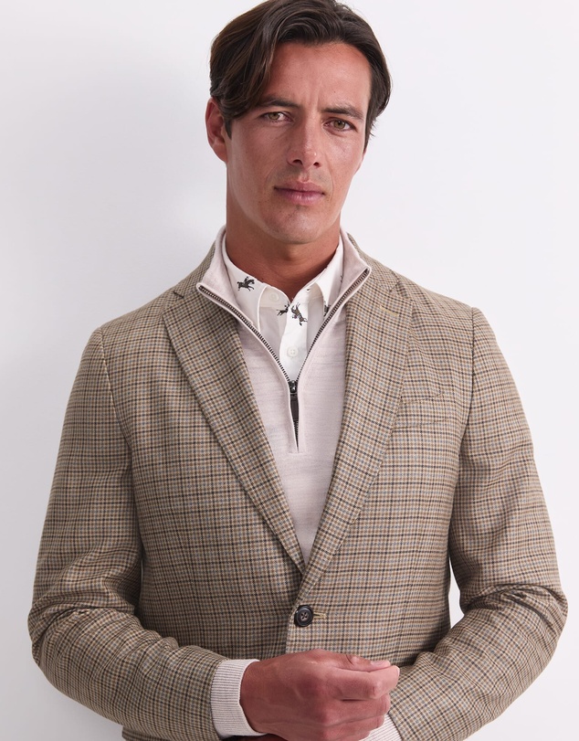 Sportscraft - Check Single Breasted Blazer
