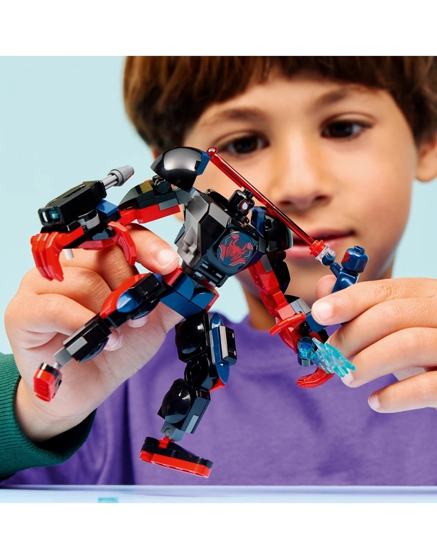 LEGO - 76337 Miles Morales Mech vs. Spider-Man 2099