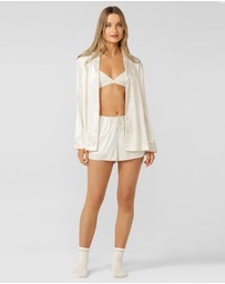 Lorna Jane - Sweet Dreams Satin Long Sleeve Shirt