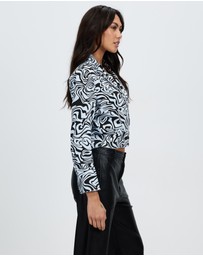 Honey and Beau - In the Groove Crop Jacket