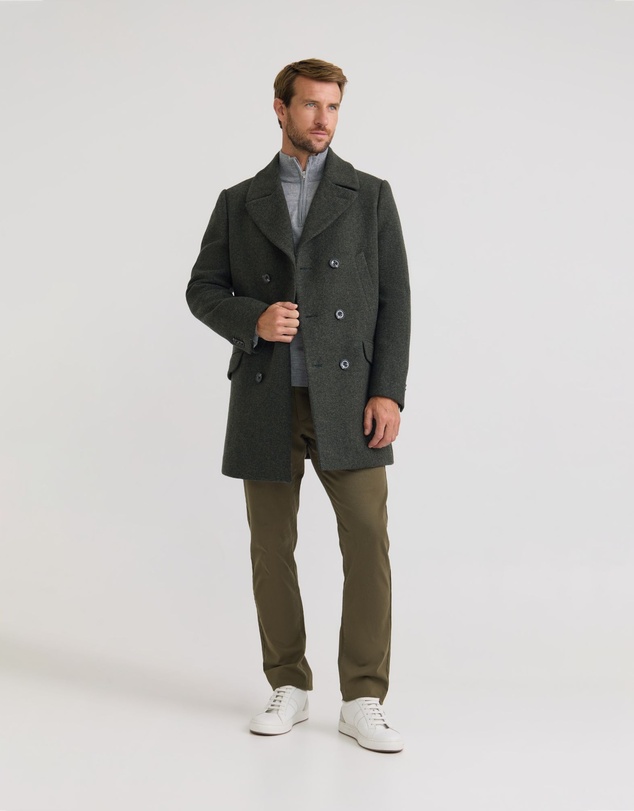 Oxford - Mason Herringbone Wool Coat