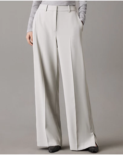 Calvin Klein - Slim Wide Leg Pants