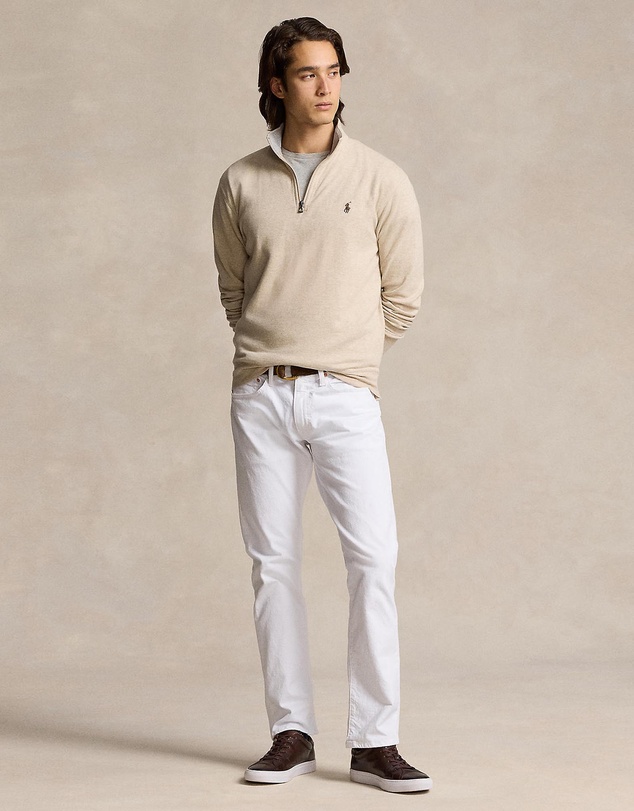 Polo Ralph Lauren - ICONIC EXCLUSIVE - Luxury Jersey Quarter-Zip Pullover