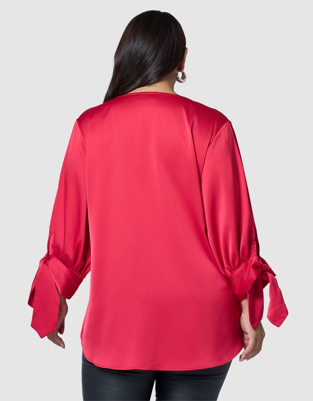 Pink Dusk by Curve Project - Charmed Blouse