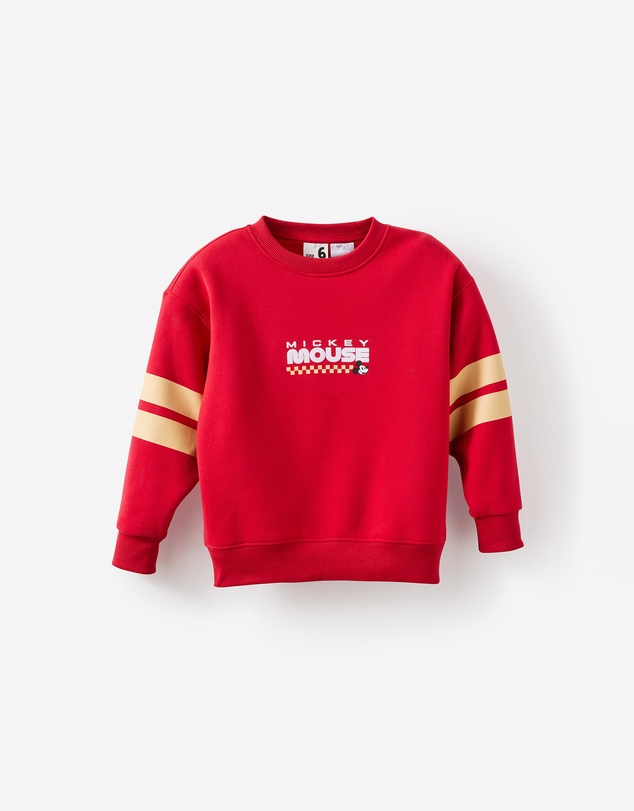 Cotton On Kids - Disney Mickey Mouse Oversized Crew Fleece
