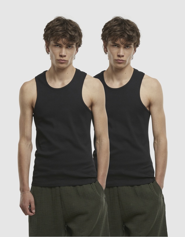Urban Classics - Ribbed Tank Undershirt 2Pack