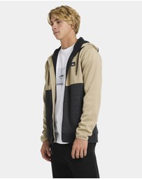 Quiksilver - Mens Burnz Zip Up Hoodie