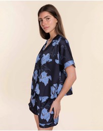 Gingerlilly - Freya Recycled Silky Satin Short Set