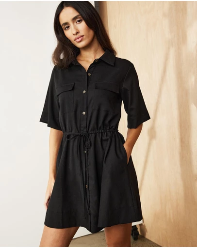 Atmos&Here - Mara Mini Shirt Dress