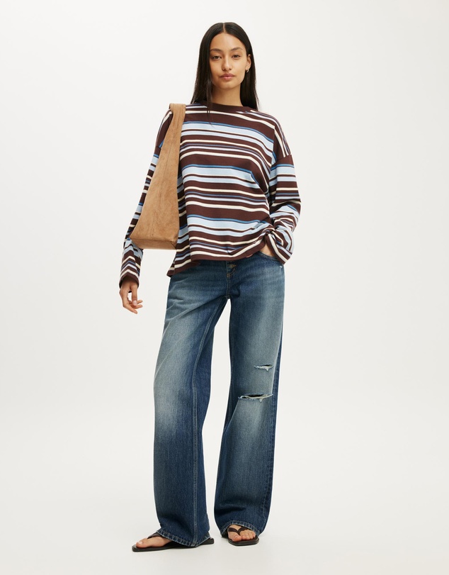 Cotton On - Boxy Long Sleeve Top