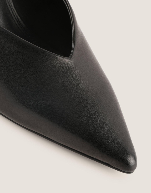 Shelly Shen - Blake Low Heels Black Leather