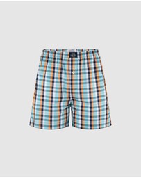 Coast Clothing - Mens Boxers 2 Pack - Multi Check