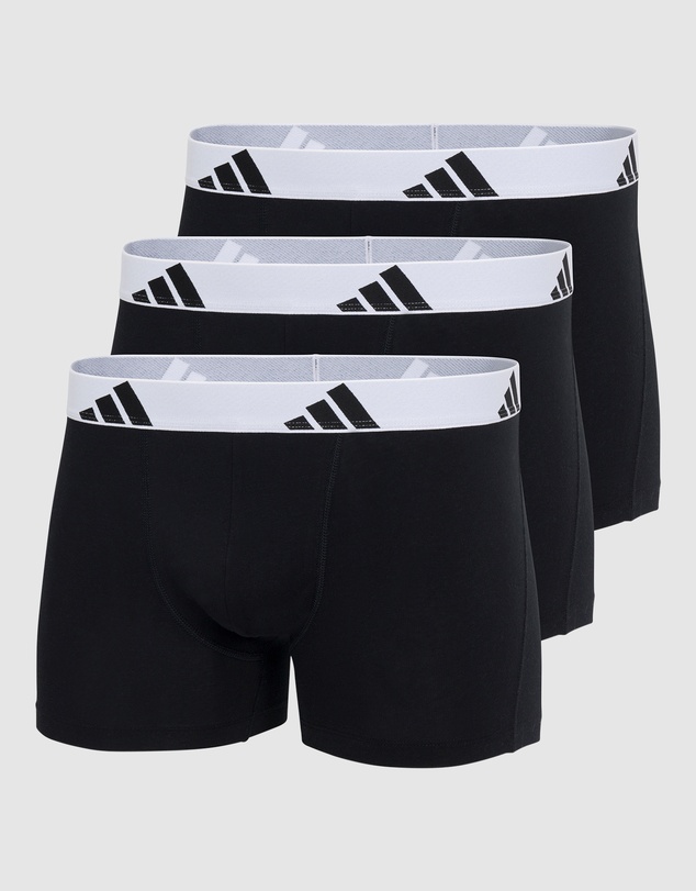 adidas Sportswear - 3 Pack Active Flex Cotton Trunk Underwear