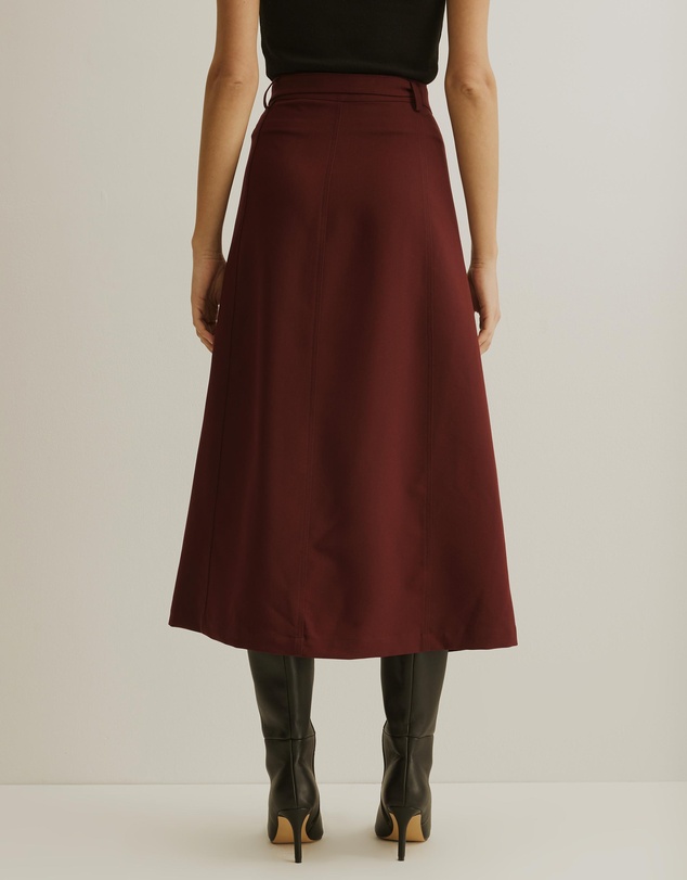 Atmos&Here - Anna Buckle Detail Wrap Skirt