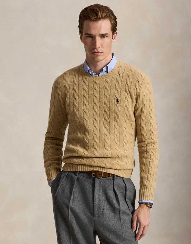 Polo Ralph Lauren - Cable-Knit Wool-Cashmere Sweater