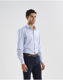 3 Wise Men - 3 Wise Men Portside Blue Print Shirt