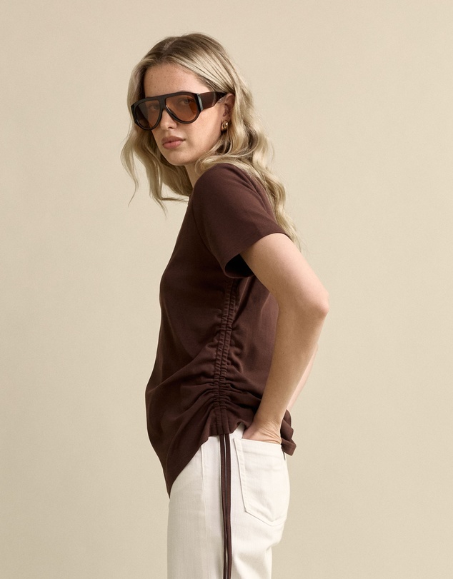 MVN - Rouched Side Tee