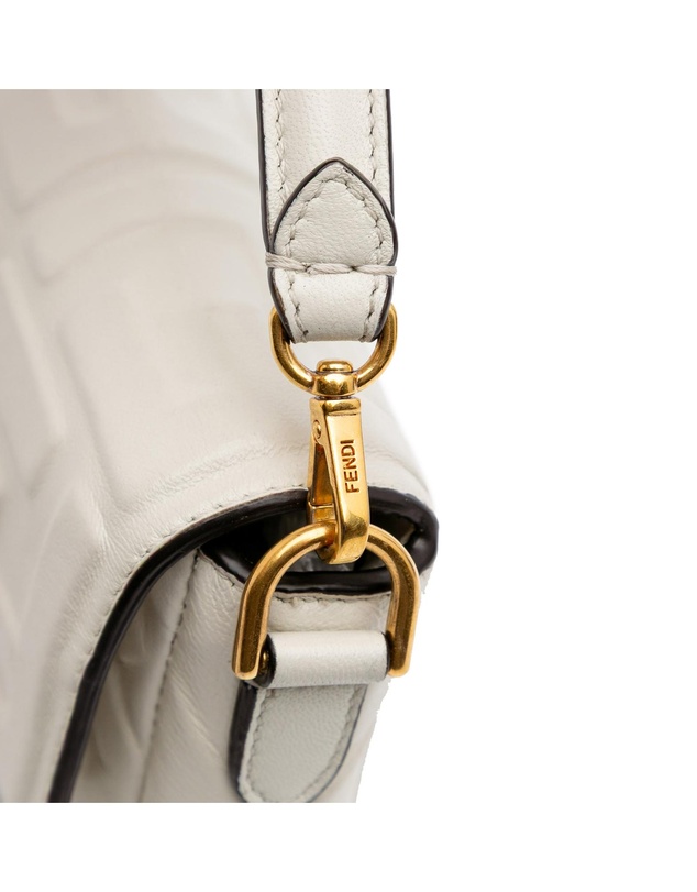 Pre-Loved by Azura Reborn - Pre-Loved Mini Zucca Embossed Leather Baguette Satchel