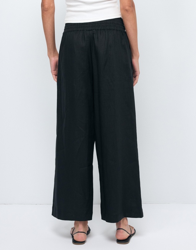 AERE - Tori Cropped Linen Pants