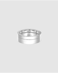 Kuzzoi - ICONIC EXCLUSIVE - Ring Men Casual Set in 925 Sterling Silver
