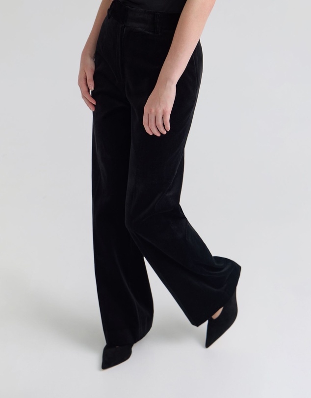 Oxford - Lydia Stretch Velvet Pants