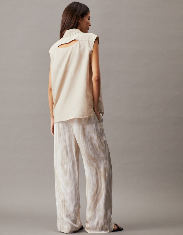 Calvin Klein - Relaxed Twill Printed Trousers