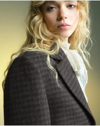 M.N.G - Micro Houndstooth Wool Blazer