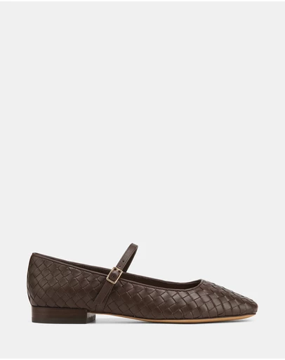 Wittner - Annie Woven Leather Mary Janes