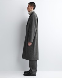 COS - Single-Breasted Wool Long Coat