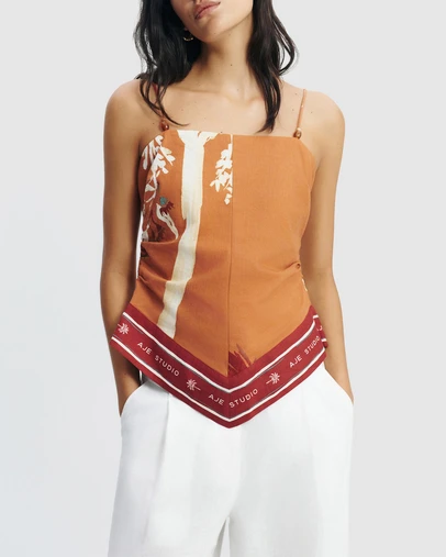Aje Studio - Sol Scarf Top
