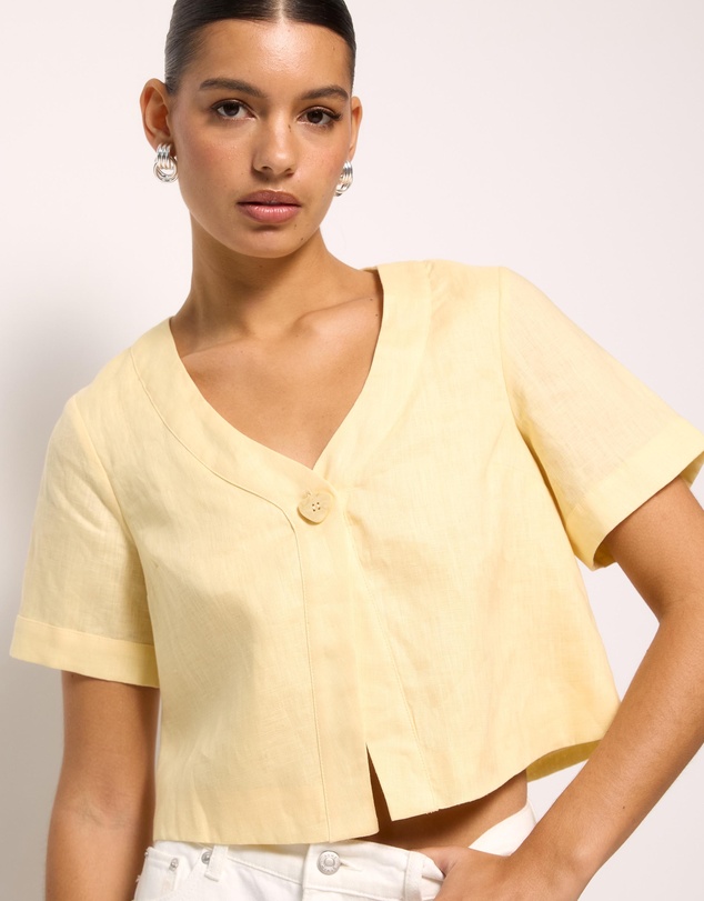 AERE - Selah Linen Top
