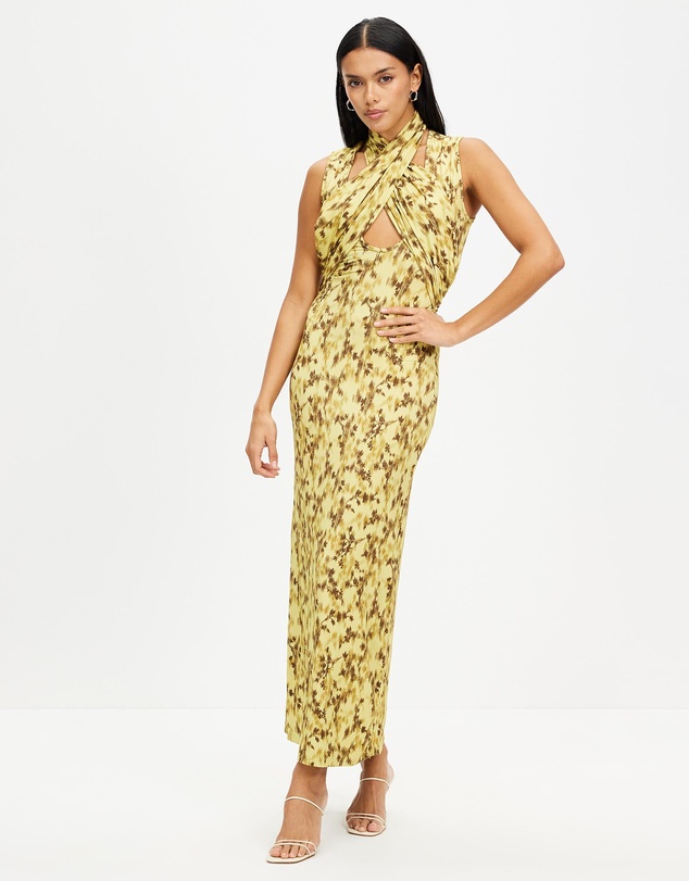 Third Form - Wisteria Wrap Neck Tank Dress