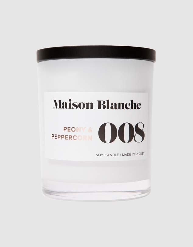 Maison Blanche - 008 Peony & Peppercorn - Large Candle