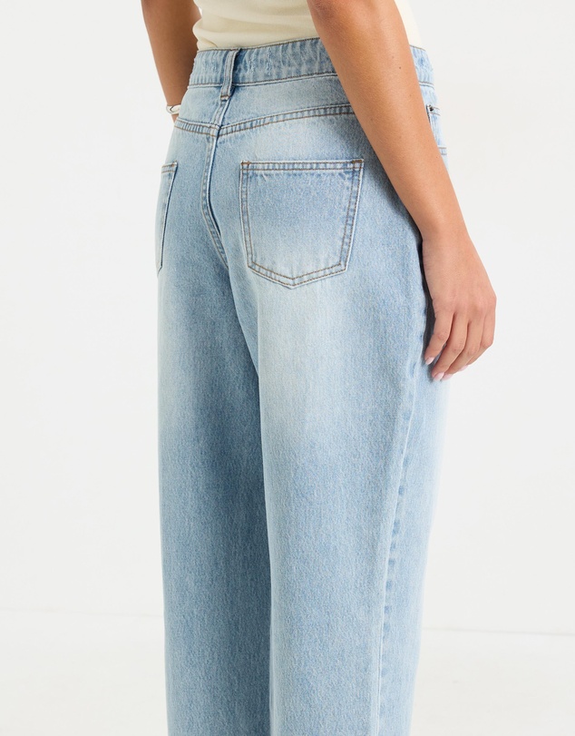 Calli - Turn Up Jeans