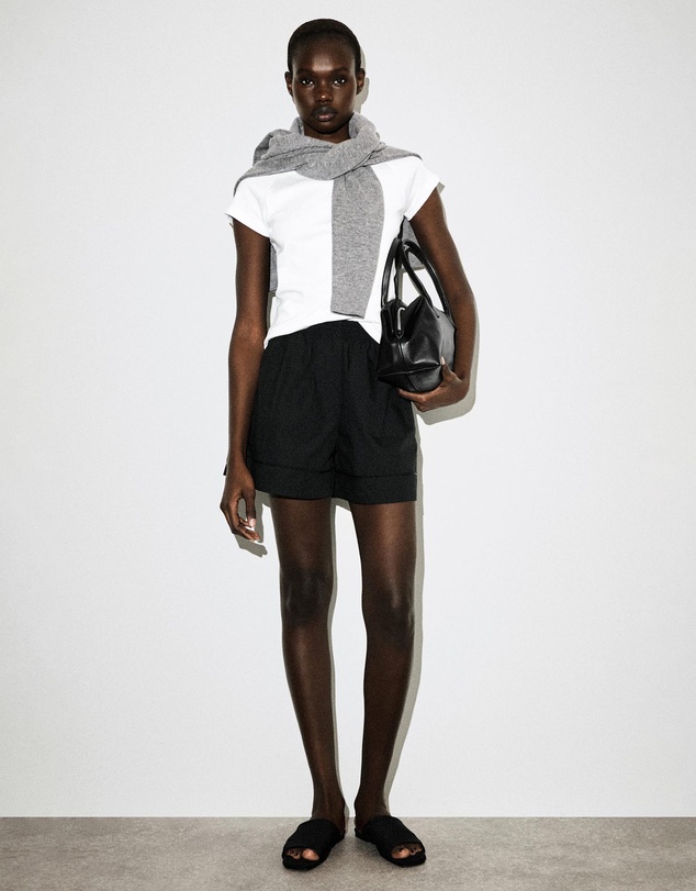 COS - Elasticated Grosgrain-Detail Cotton Shorts