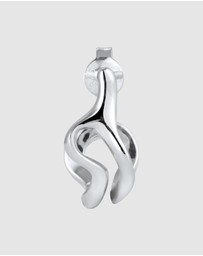 Kuzzoi - ICONIC EXCLUSIVE - Earrings Male Single Creole 925 Sterling Silver