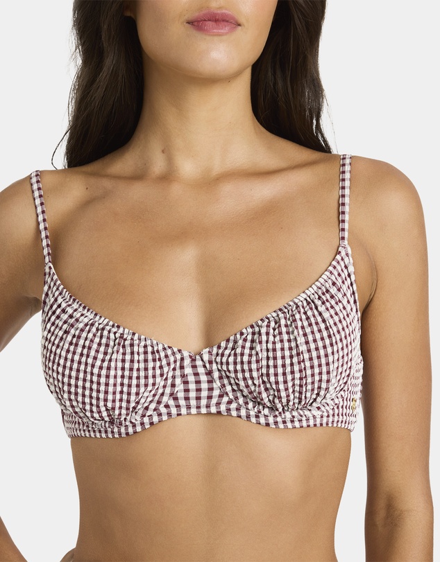 Billabong - Womens Mini Wave Check Underwire Bikini Top