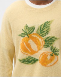 AERE - Citrus Intarsia Knit Jumper