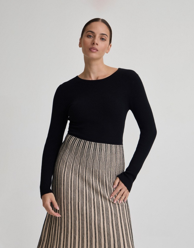Oxford - Paige Stretch Knitted Dress