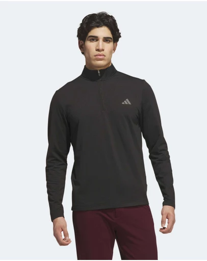 adidas Performance - PERFORMANCE TEXTURE QUARTER-ZIP SWEATSHIRT Mens