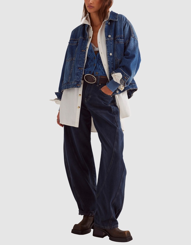 Free People - Opal Swing Denim Jacket
