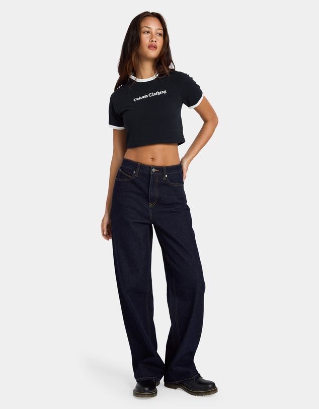 Volcom - Womens Stoned BF High Rise Denim Jeans