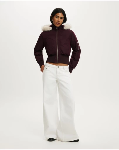 Cotton On - Remi Hooded Bomber Jacket
