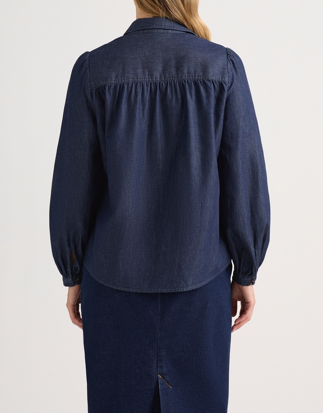 David Lawrence - Ellena Chambray Blouse