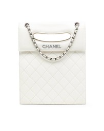 Pre-Loved by Azura Reborn - Pre-Loved Quilted Lambskin Delivery Cutout Handle Bag