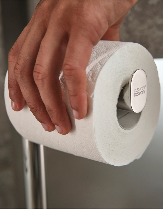 Joseph Joseph - EasyStore™ Luxe 2-in-1 Toilet Roll Stand